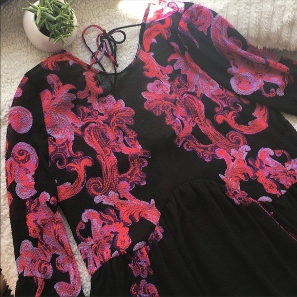 Free People Symphony Printed Slip Dress - Picture 5 of 8